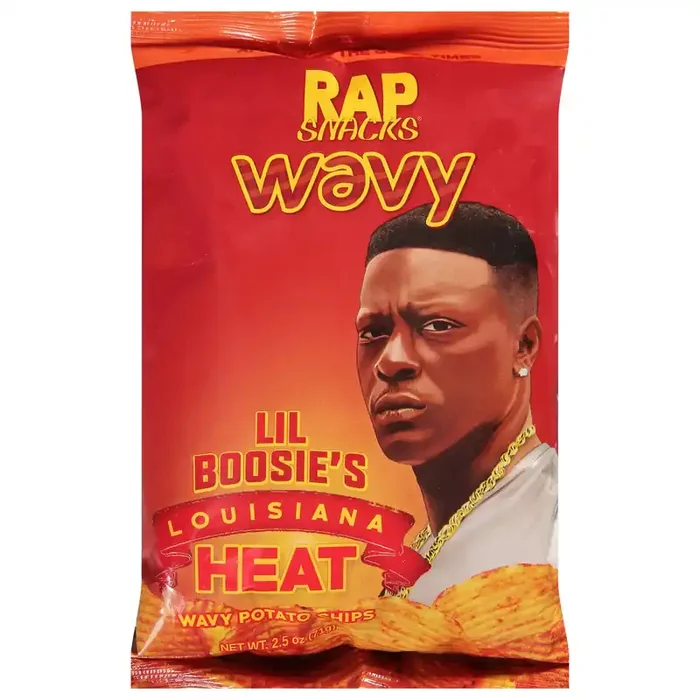 Rap Snacks Wavy Lil Boosie‘s Louisiana Heat Potato Chips 2.5 oz