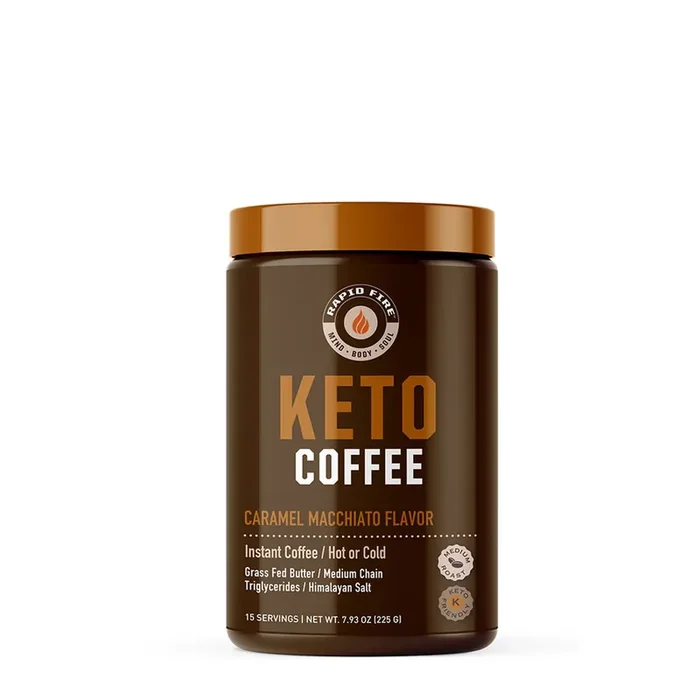 Rapid Fire Caramel Macchiato Keto Coffee – 7.93 oz