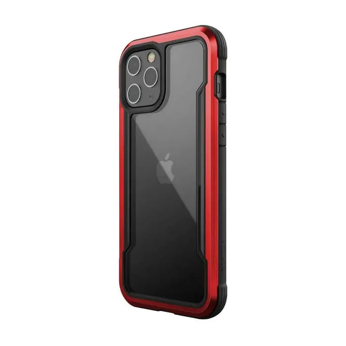 Raptic Shield Pro Apple iPhone 13 Pro Max/iPhone 12 Pro Max – Red Lightweight, Polycarbonate, Anodized Aluminum