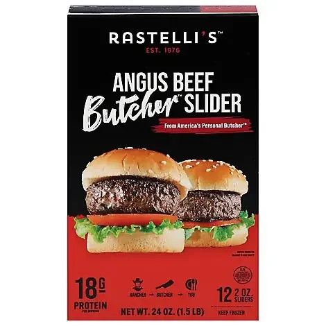 Rastelli‘s Angus Beef Sliders – 24 Oz