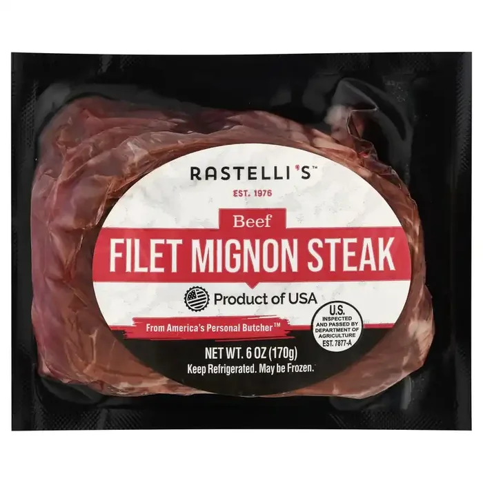 Rastelli‘s Filet Mignon Steak Beef 6 oz