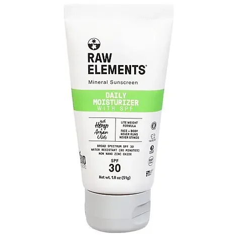 Raw Elements Daily Moisturizer With Spf 30 – Each