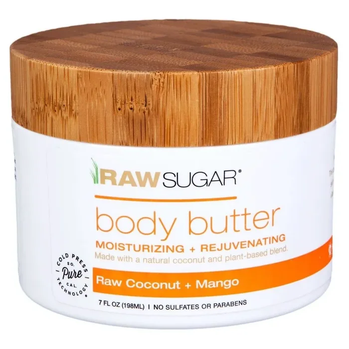Raw Sugar Body Butter, Raw Coconut + Mango