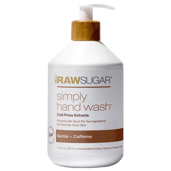 Raw Sugar Simply Hand Wash Santal + Caffeine 16.9 fl oz