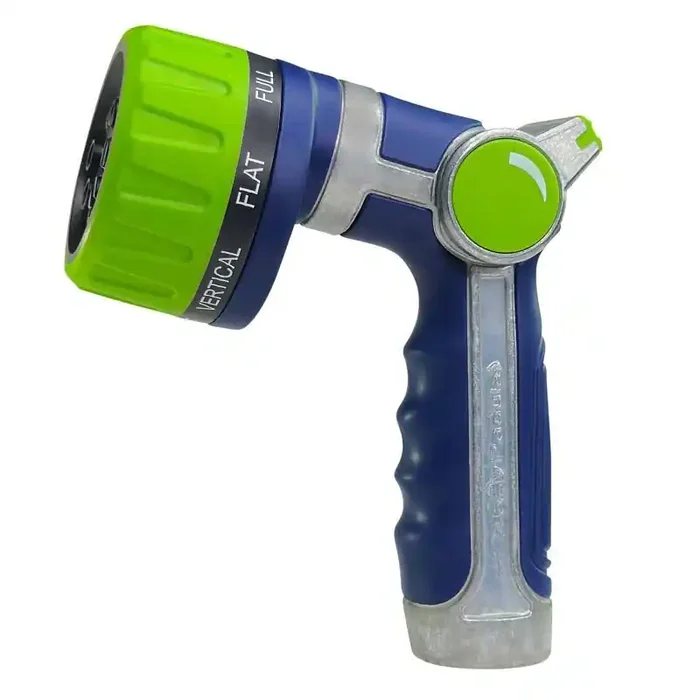 Ray Padula Diamond Series Thumb Control 8-Pattern Metal Nozzle Leakproof, Weatherproof, Hose Wand