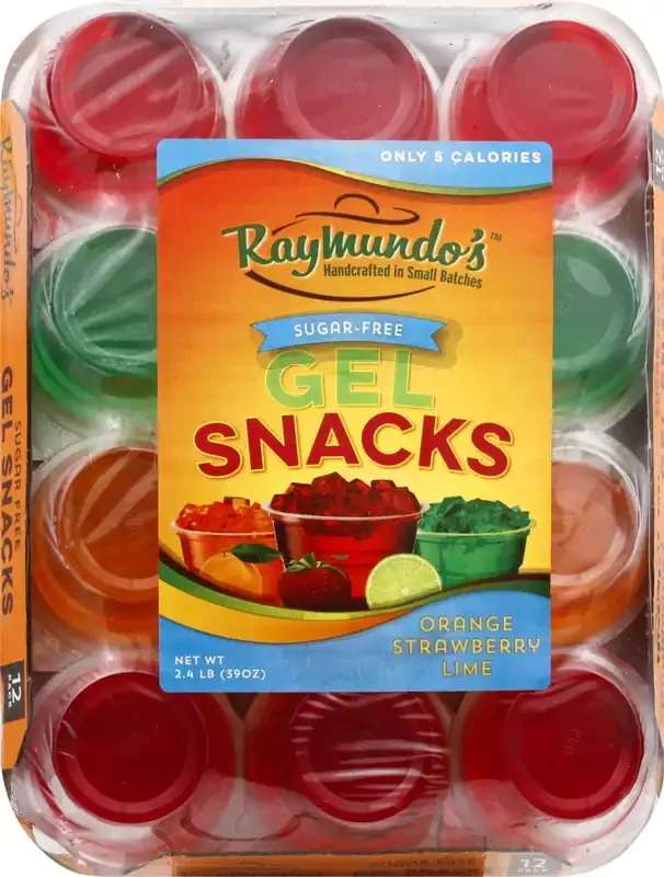 Raymundo‘s 12 Pack Orange/Strawberry/Lime Gel Snacks 12 ea – 12 ct