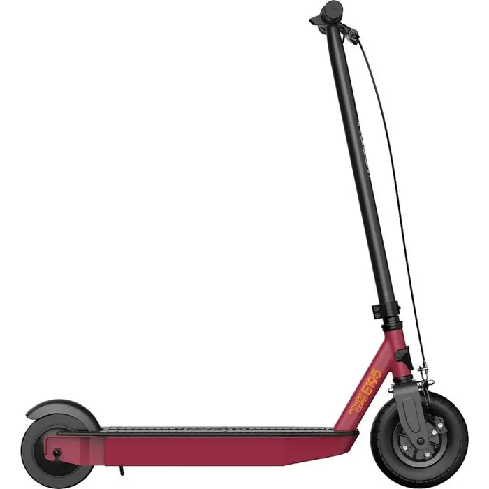Razor E195 Electric Scooter – Red Steel Frame, 12.2 mph, 154 lb Capacity