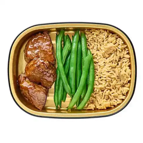 Readymeal Teriyaki Steak Tips/rice/beans – 1 Ea