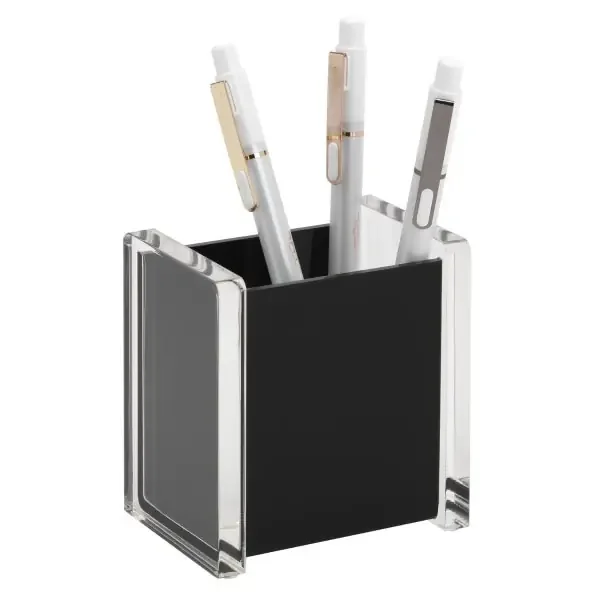 Realspace Black Acrylic Pencil Cup