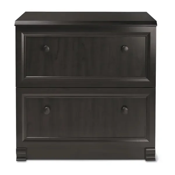Realspace Broadstreet 30‘‘W 2-Drawer Lateral File Cabinet, Walnut