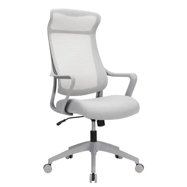 Realspace Lenzer Mesh High-Back Task Chair, Gray