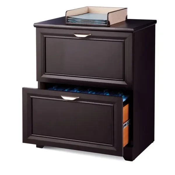 Realspace Magellan 24″”W Lateral 2-Drawer File Cabinet, Espresso