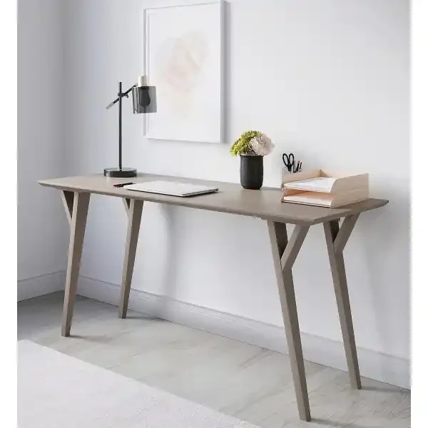 Realspace® Trezza 60″”W Writing Desk, Light Oak