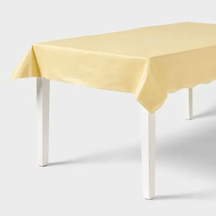 Rectangular Disposable Table Cover Yellow – Spritz™
