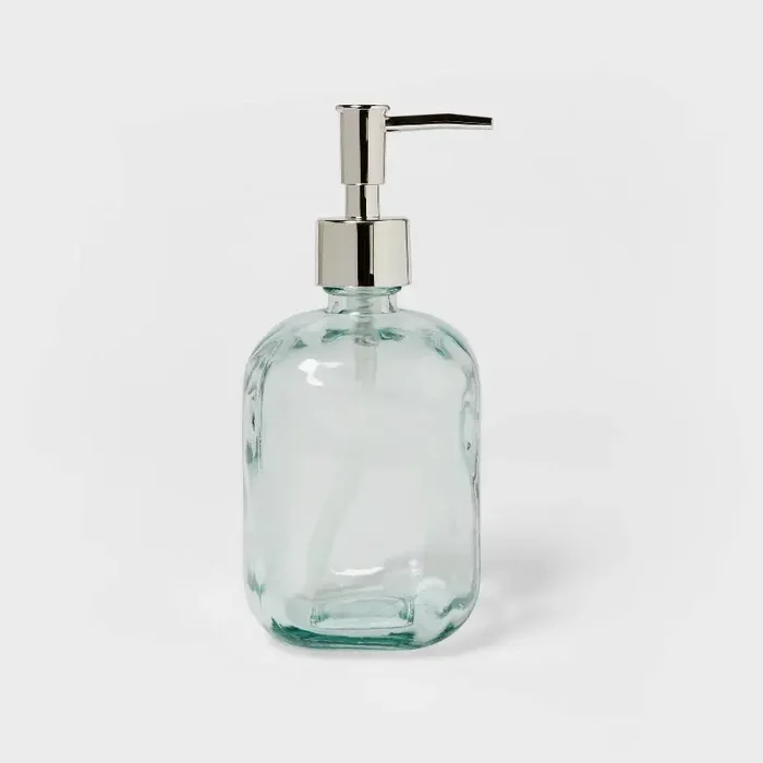 Recycled Glass Soap Dispenser Clear – Threshold™