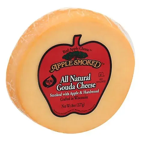 Red Apple Cheese Cheese Gouda Apple Smoked All Natural – 8 Oz