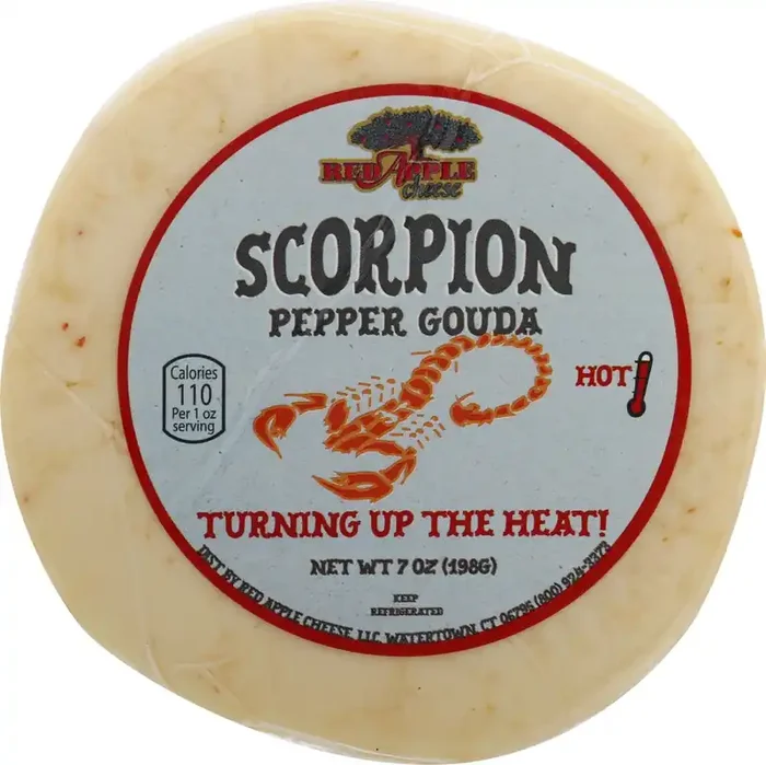 Red Apple Scorpion Pepper Gouda Cheese