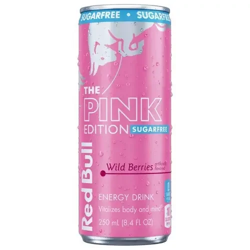 Red Bull® the pink edition energy drink, sugar free wild berries