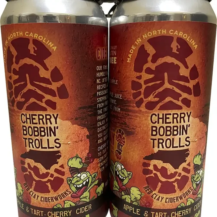 Red Clay Cherry Bobbin 4pk 16oz Cans