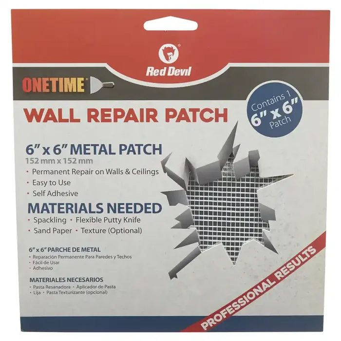 Red Devil 6″ x 6″ ONETIME Wall Repair Patch