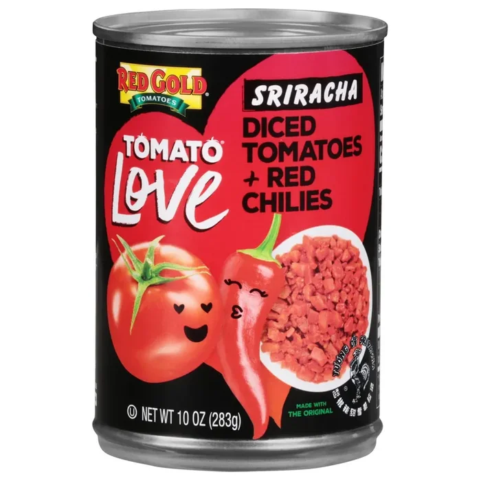 Red Gold Diced Tomato Srircha Chilie