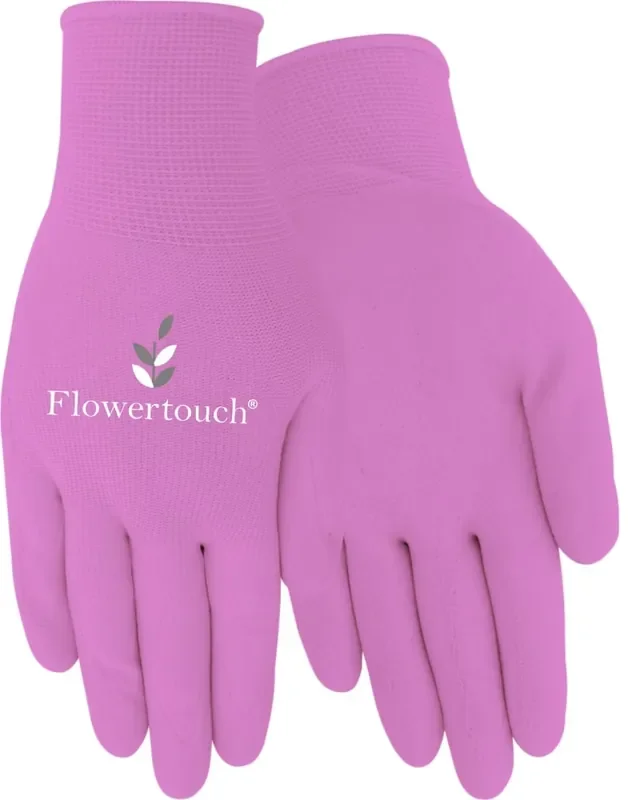 Red Steer Glove Company Flowertouch Foam Latex Women‘s Gloves – Pink