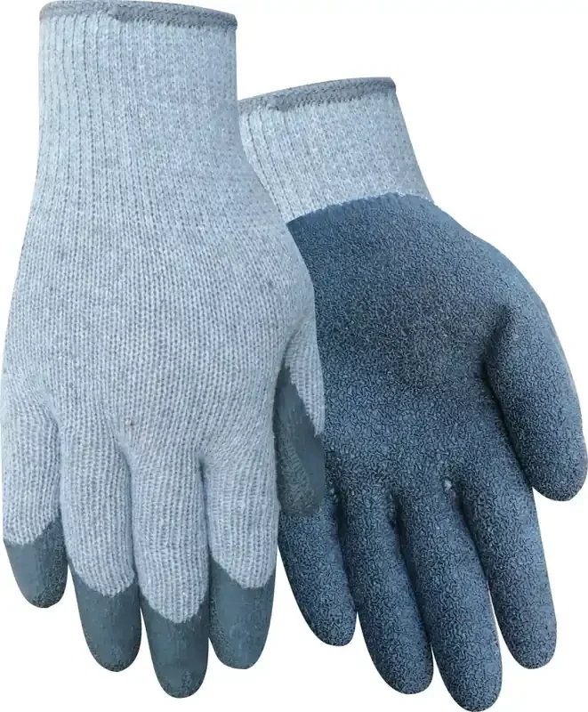 Red Steer Glove Company Rubber Palm Men‘s Gloves – Blue