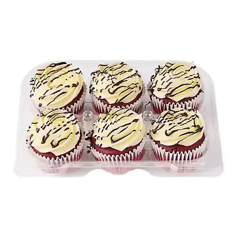 Red Velvet Buttercreme Cupcakes 6 Count – Each