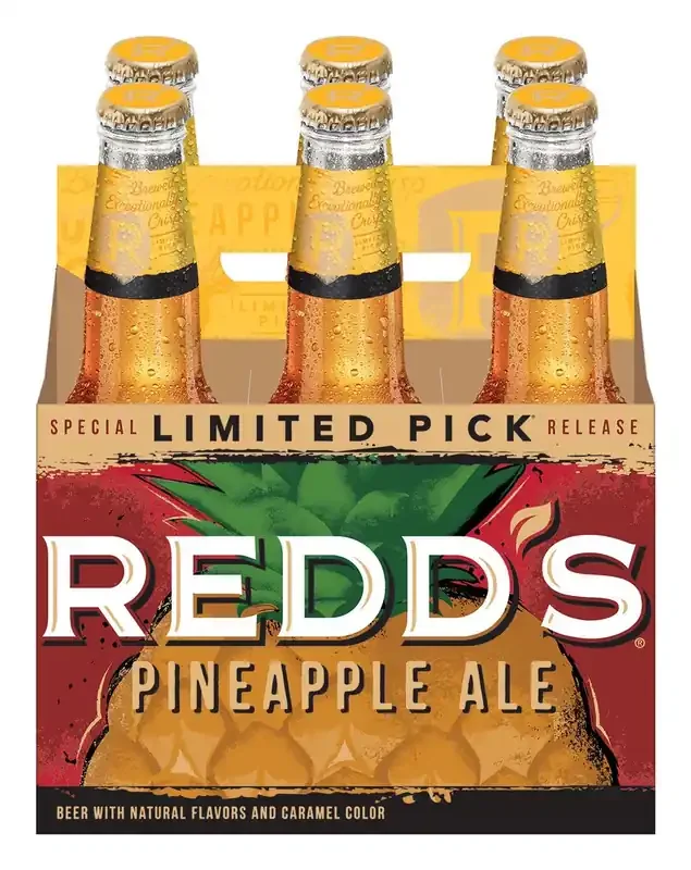 Redd‘s Hard Apple Black Cherry Ale Beer, 6 Pack, 12 fl. oz. Bottles, 5% ABV