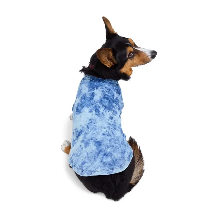 Reddy Denim Wash Dog Tee, Large