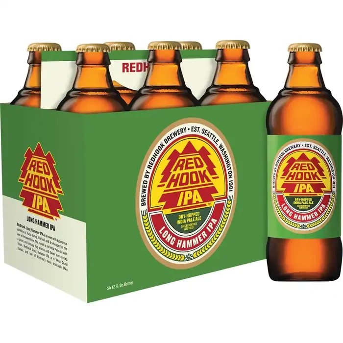 Redhook Long Hammer IPA, 6 Pack 12 fl. oz. Cans, 6.2% ABV