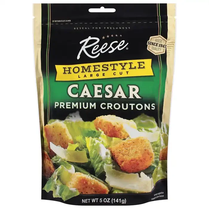 Reese Homestyle Large Cut Premium Caesar Croutons 5 oz