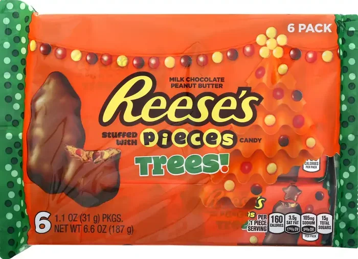 Reese‘s 6 Pack Trees Milk Chocolate Peanut Butter Candy 6 ea
