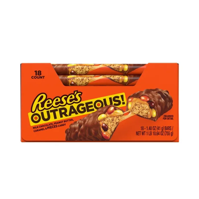 Reese‘s Candy Bars, Milk Chocolate, Peanut Butter & Caramel