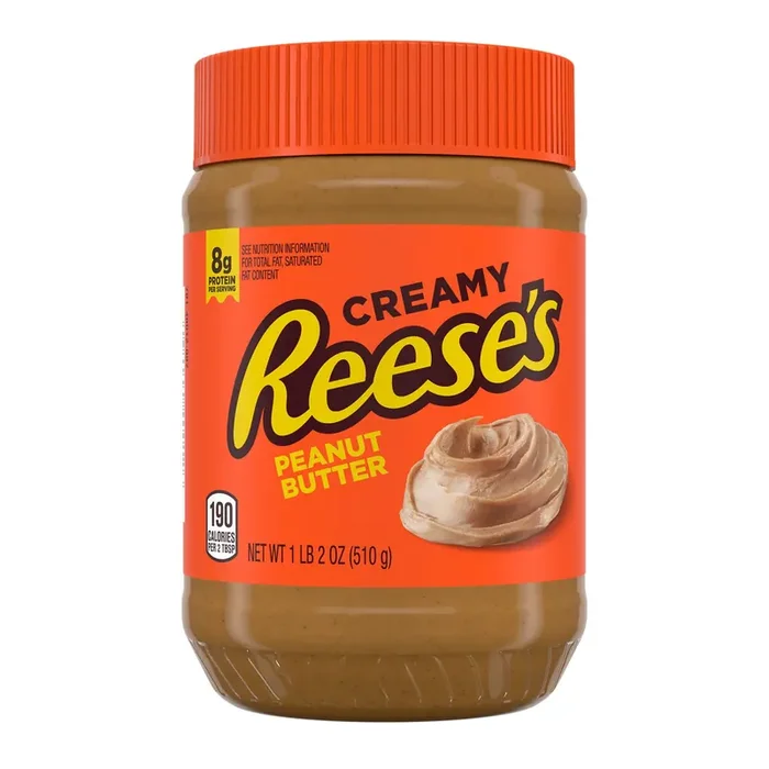Reese‘s Creamy Peanut Butter Spread Jar, 18 oz