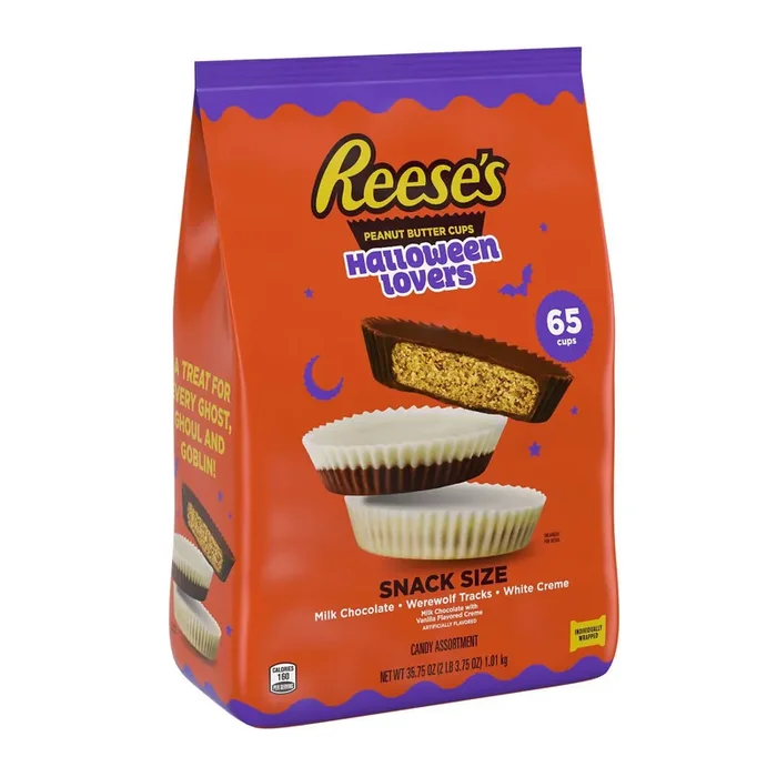 Reese‘s, Halloween Lovers Peanut Butter Cup Assortment, 65 Ct, 35.75 Oz