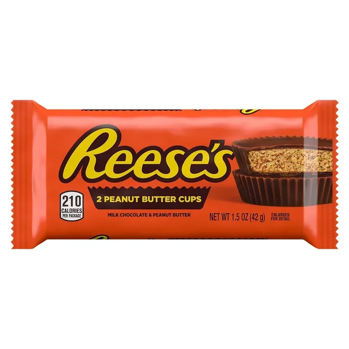 Reese‘s Milk Chocolate Peanut Butter Cups, Candy Pack- 1.5 oz