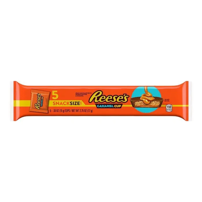 Reese‘s Milk Chocolate Peanut Butter Cups with Caramel – 2.75oz