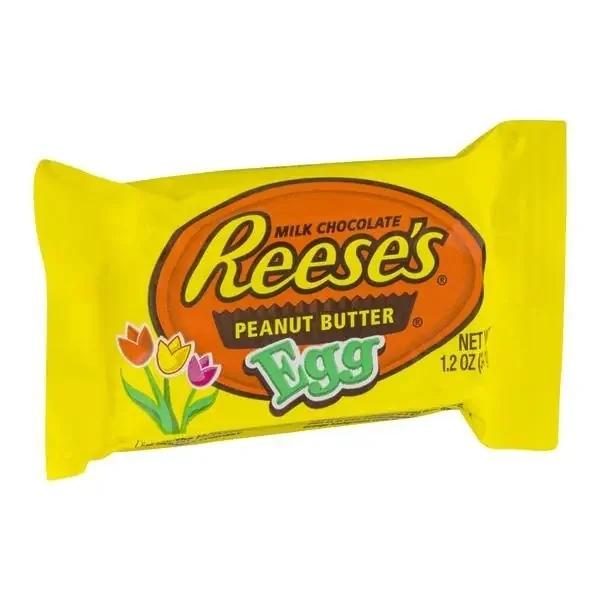 Reese‘s Milk Chocolate Peanut Butter Egg, Easter Candy Pack, 1.2 oz