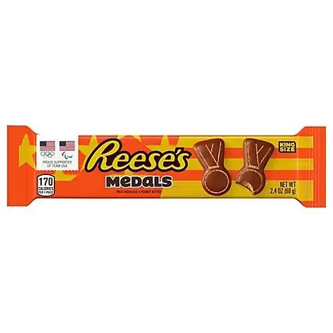 Reeses Milk Chocolate & Peanut Butter Medal King Size Bar – EA