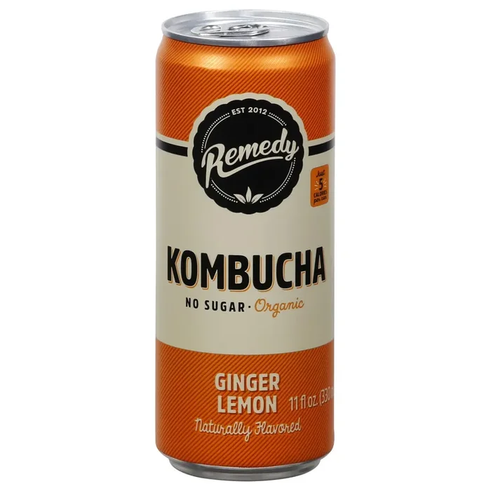 Remedy Organic Ginger Lemon Kombucha 11 fl oz