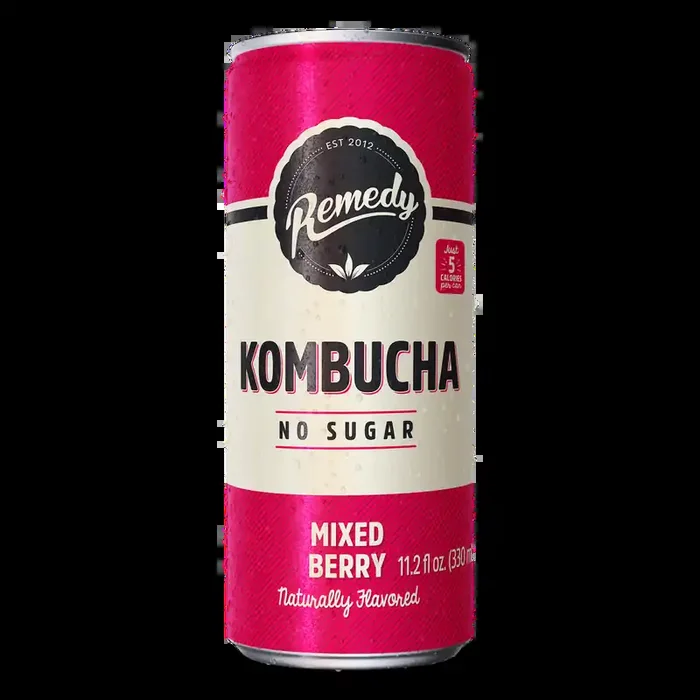 Remedy Organic No Sugar Mixed Berry Kombucha 11 fl oz