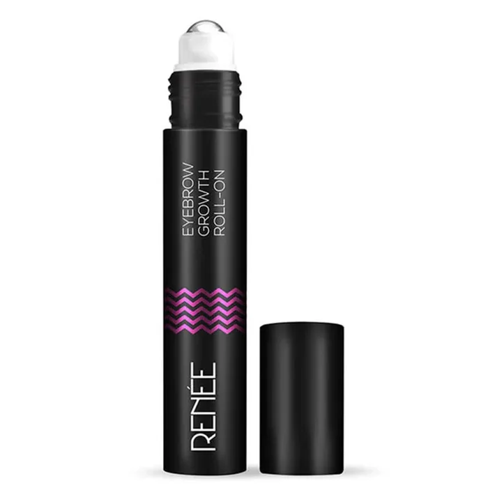 RENEE Eyebrow Growth Roll on Serum 8ml Infused With Castor Oil, Coconut Oil & Vitamin E Nourishes & Moisturizes Brow Hair Free From Paraben, Sulphate, Pthalate-free