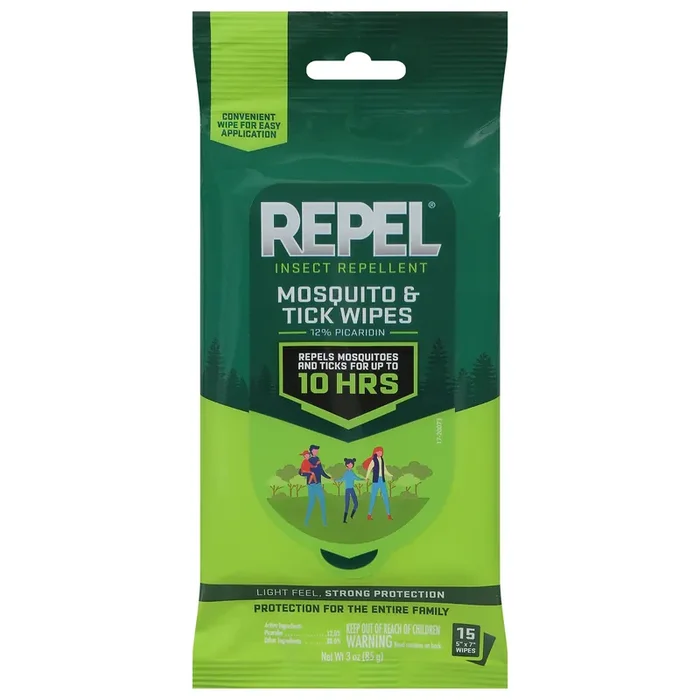 Repel Mosquito & Tick Wipes