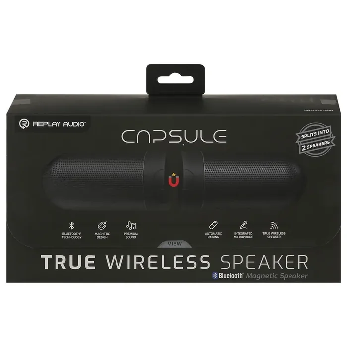 Replay Audio Capsule Bluetooth Magnetic True Wireless Speaker 1 ea