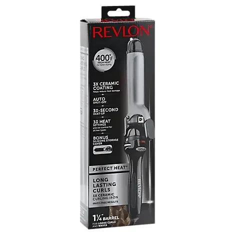 Revlon Ceramic Styling Iron – Each, 1 1/4in