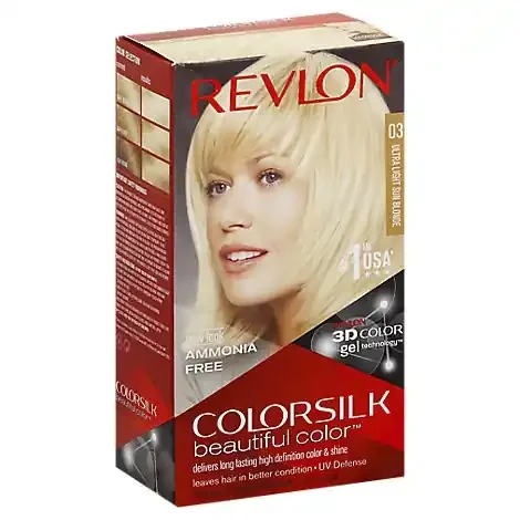 Revlon Colorsilk Beautiful Color Permanent Color Ultra Light Sun Blonde 03 – Each