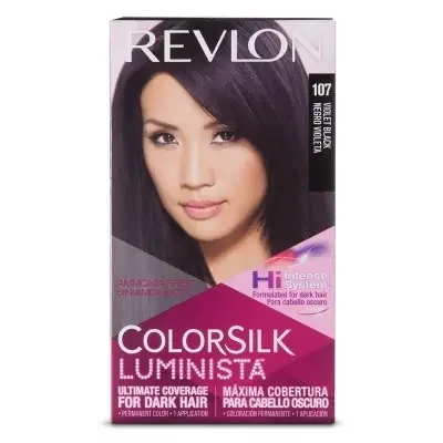 Revlon Colorsilk Luminista 107 Violet Black Hair Color