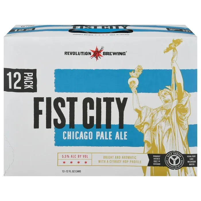 Revolution Brewing Chicago Pale Ale Fist City Beer 12 – 12 fl oz Cans