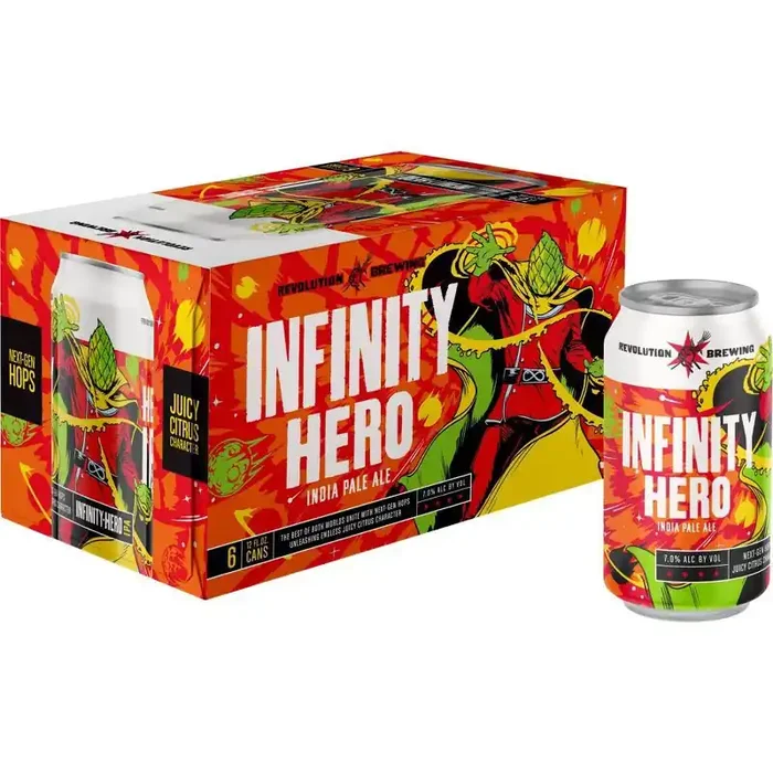Revolution Brewing Revolution Infinity Hero Juicy IPA – 6pk/12 fl oz Cans